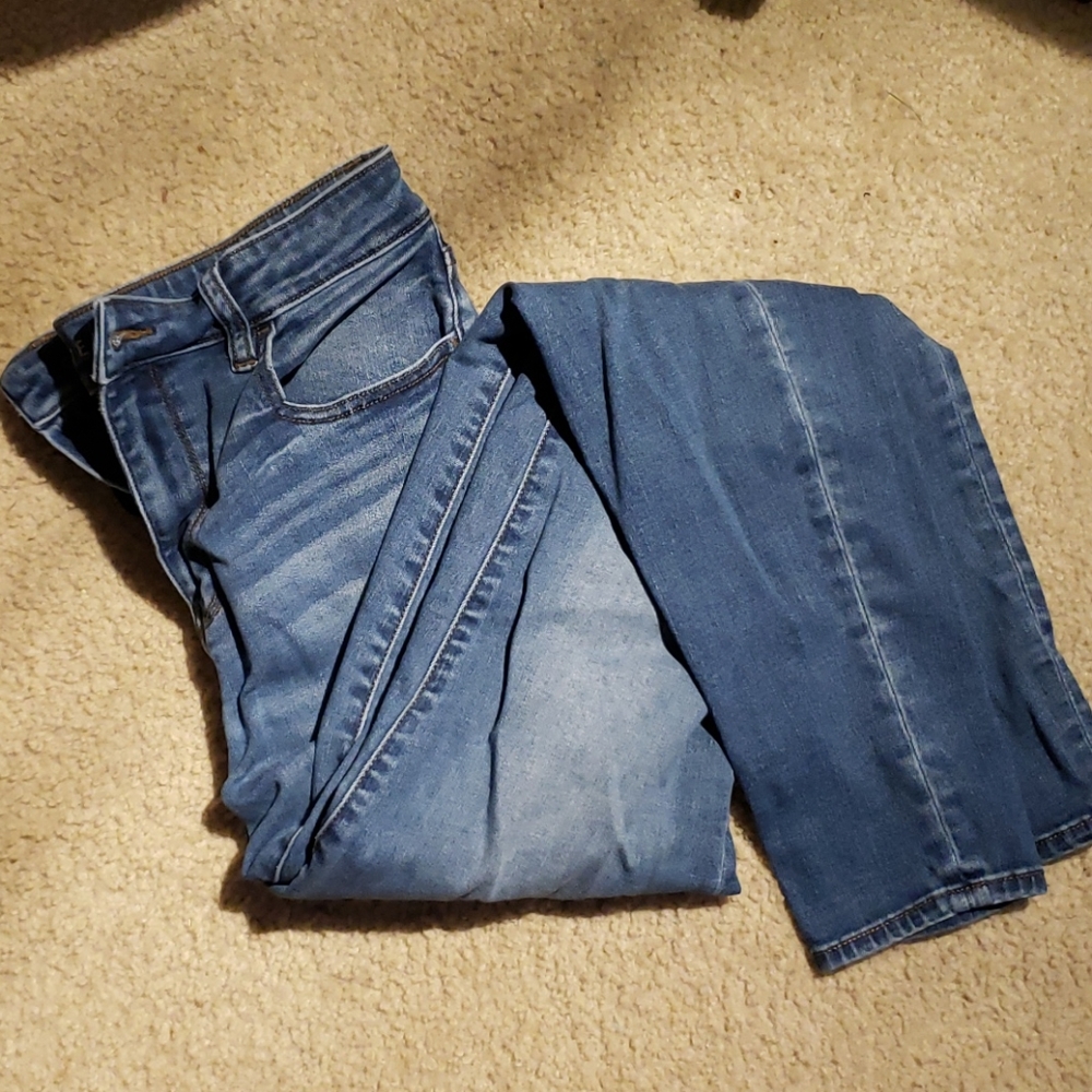 Xtra Long high rise AE jeggings